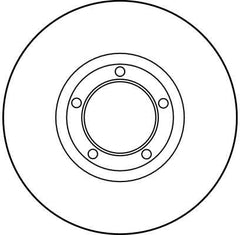 2x Bremsscheibe Vorderachse für FORD TRANSIT Kasten Pritsche/Fahrgestell Bus