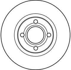 2x Bremsscheibe Vorderachse für AUDI 80 B4 Stufenheck Avant CABRIOLET B3 COUPE