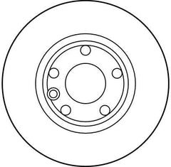 2x Bremsscheibe Vorderachse für VW CALIFORNIA T4 Camper TRANSPORTER Kasten Bus