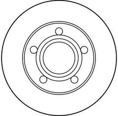 2x Bremsscheibe Hinterachse für AUDI 100 C3 Stufenheck Avant 200 A8 D2