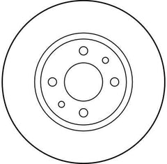 2x Bremsscheibe Vorderachse für ALFA ROMEO FIAT LANCIA 145 146 155 BARCHETTA