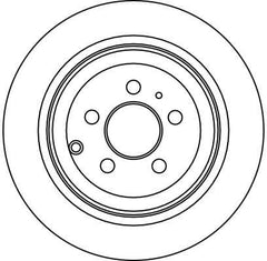 2x Bremsscheibe Hinterachse für CITROËN FIAT LANCIA PEUGEOT EVASION