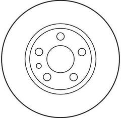 2x Bremsscheibe Vorderachse für CITROËN FIAT PEUGEOT EVASION Großraumlimousine