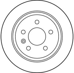 2x Bremsscheibe Hinterachse für MERCEDES-BENZ V-KLASSE VITO Bus Kasten