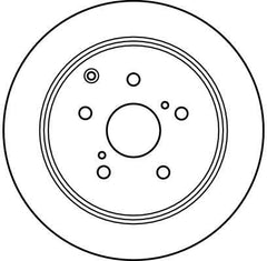 2x Bremsscheibe Hinterachse für TOYOTA PREVIA I SUPRA