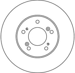 2x Bremsscheibe Vorderachse für HONDA CR-V I HR-V INTEGRA Coupe LEGEND III