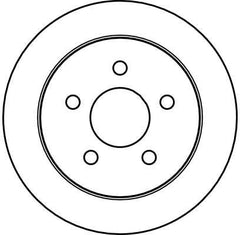 2x Bremsscheibe Hinterachse für OPEL SINTRA