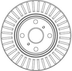 2x Bremsscheibe Vorderachse für TOYOTA PASEO Coupe Cabriolet STARLET