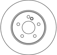 2x Bremsscheibe Hinterachse für MERCEDES-BENZ E-KLASSE T-Model