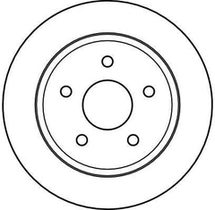2x Bremsscheibe Hinterachse für JEEP CHEROKEE GRAND II