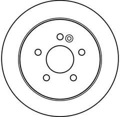 2x Bremsscheibe Hinterachse für MERCEDES-BENZ M-KLASSE