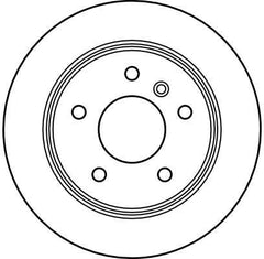 2x Bremsscheibe Hinterachse für MERCEDES-BENZ A-KLASSE VANEO