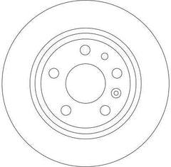 2x Bremsscheibe Hinterachse für SAAB 9-5 Kombi