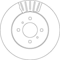 2x Bremsscheibe Vorderachse für MITSUBISHI PROTON COLT IV LANCER Schrägheck V