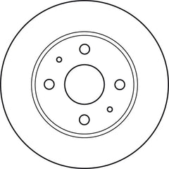 2x Bremsscheibe Vorderachse für DAIHATSU SUBARU CUORE VI VII MOVE SIRION TREVIS
