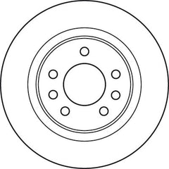 2x Bremsscheibe Hinterachse für OPEL GT Cabriolet