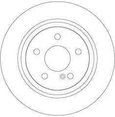 2x Bremsscheibe Hinterachse für MERCEDES-BENZ SL