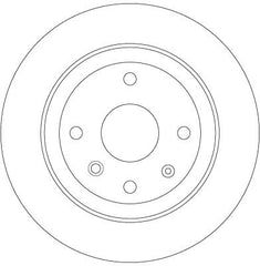 2x Bremsscheibe Hinterachse für CHEVROLET EPICA