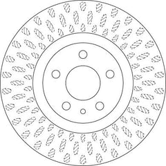 2x Bremsscheibe Vorderachse für FIAT 500L