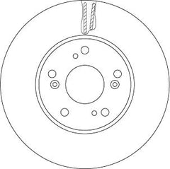 2x Bremsscheibe Vorderachse für HONDA CIVIC IX
