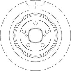 2x Bremsscheibe Hinterachse für SUBARU FORESTER IMPREZA Stufenheck Station