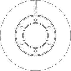 2x Bremsscheibe Vorderachse für TOYOTA DYNA Pritsche/Fahrgestell