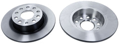 2x Bremsscheibe Hinterachse für AUDI SEAT SKODA VW CUPRA A1 A3 Sportback