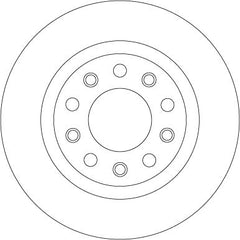 2x Bremsscheibe Hinterachse für ALFA ROMEO GIULIETTA Kasten/Schrägheck
