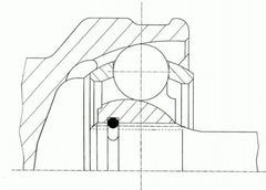 Gelenksatz Antriebswelle Vorderachse für CITROËN PEUGEOT C5 III Break C6 607