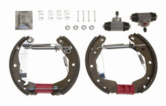 Bremsbackensatz Hinterachse für OPEL CHEVROLET ASTRA F Stufenheck CC CORSA B