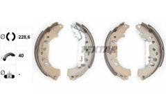 Bremsbackensatz Hinterachse für FIAT OPEL GERMAN E CARS GRANDE PUNTO LINEA EVO