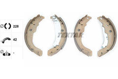 Bremsbackensatz Hinterachse für CITROËN PEUGEOT DS C3 II DS3 Cabriolet