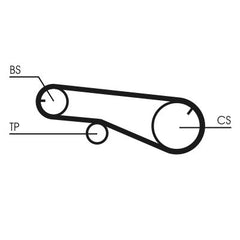 Zahnriemensatz für MITSUBISHI HYUNDAI ECLIPSE II GALANT VIII Kombi IX