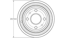 2x Bremstrommel Hinterachse für FIAT FORD LANCIA 500 C BRAVA BRAVO I GRANDE