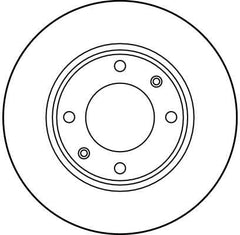 2x Bremsscheibe Vorderachse Hinterachse für CITROËN PEUGEOT C15 Kombi SAXO VISA