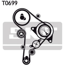 Zahnriemensatz für AUDI SEAT SKODA VW A3 CORDOBA Vario IBIZA II LEON TOLEDO