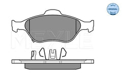 Bremsbelagsatz Scheibenbremse Vorderachse für DAIHATSU TOYOTA CHARADE VIII YARIS