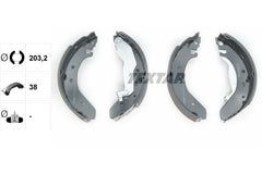 Bremsbackensatz Hinterachse für HONDA MG ROVER CIVIC VI Fastback Aerodeck
