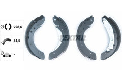 Bremsbackensatz Hinterachse für PEUGEOT RENAULT 405 II Break ESPACE III