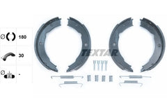Bremsbackensatz Feststellbremse Hinterachse für PEUGEOT 406 Break Coupe 607