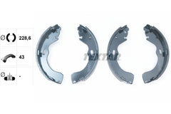 Bremsbackensatz Hinterachse für MAZDA 626 V Hatchback Station Wagon PREMACY Van