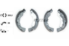 Bremsbackensatz Hinterachse für MITSUBISHI CARISMA Stufenheck SPACE STAR