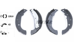 Bremsbackensatz Hinterachse für CITROËN PEUGEOT XSARA Break Coupe ZX