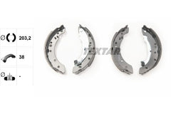 Bremsbackensatz Hinterachse für CITROËN PEUGEOT C2 C3 I Pluriel ENTERPRISE 1007