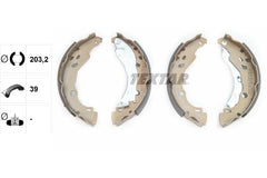Bremsbackensatz Hinterachse für CITROËN LANCIA PEUGEOT C2 C3 I Pluriel