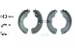 Bremsbackensatz Hinterachse für NISSAN ALMERA II Hatchback PRIMERA