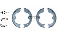 Bremsbackensatz Feststellbremse Hinterachse für NISSAN INFINITI 350Z Coupe