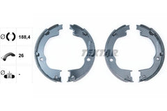 Bremsbackensatz Feststellbremse Hinterachse für OPEL SUZUKI CHEVROLET ANTARA A