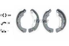 Bremsbackensatz Hinterachse für SUBARU SUZUKI JUSTY II SWIFT Stufenheck
