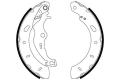 Bremsbackensatz Hinterachse für FORD B-MAX FOCUS III Stufenheck Turnier TOURNEO